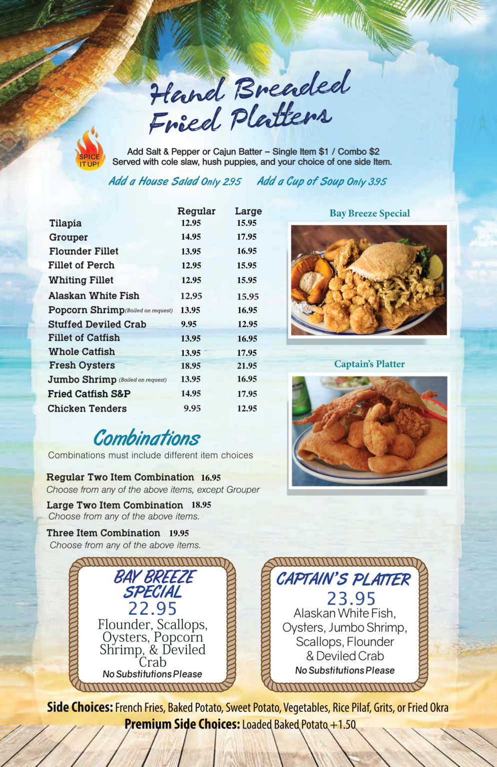 Fried Platters - Bay Breeze Seafood Restaurants